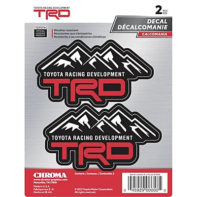 Toyota TRD Mountain Decal- 2 Pack