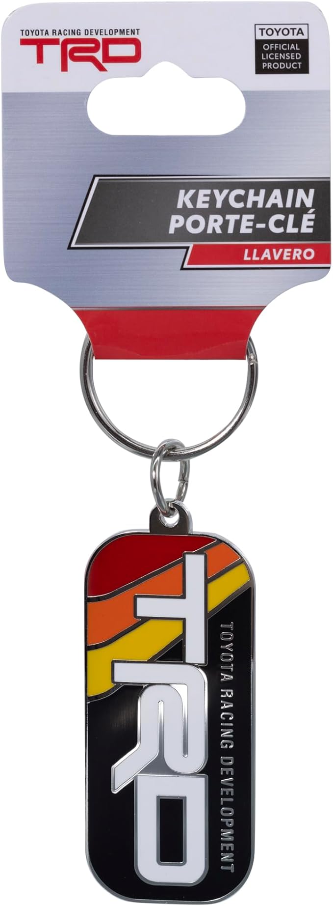 Toyota Racing Development TRD Stripes Enamel Key Chain
