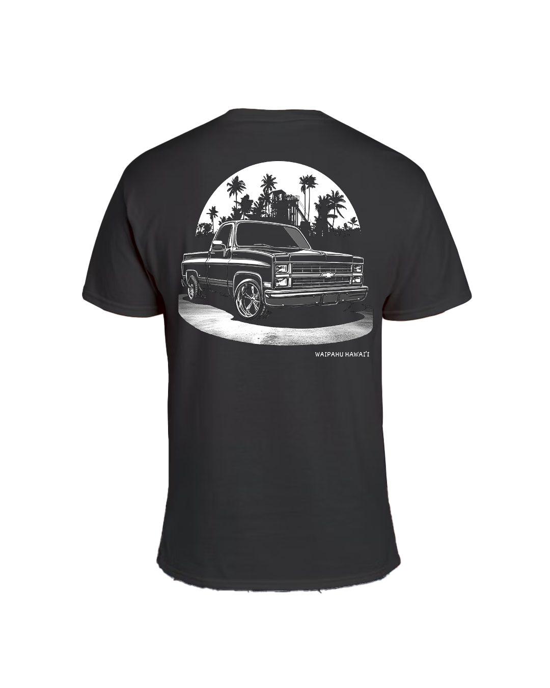 Charcoal Triblend Tee – Vintage C-10 Pickup | Servco Chevrolet Original