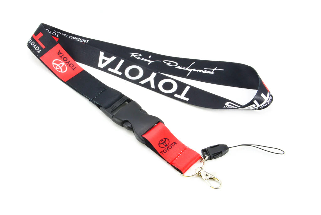 Black Toyota TRD Lanyard