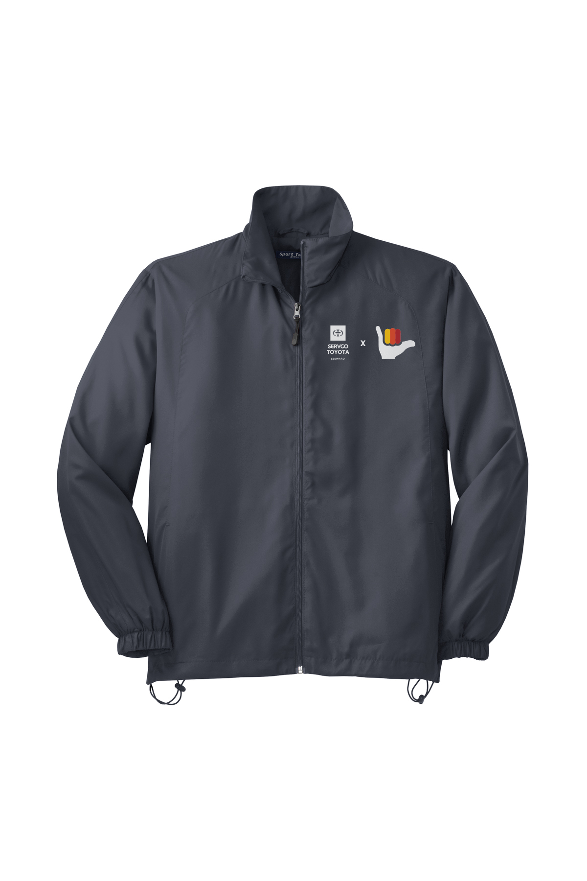 Graphite Windbreaker Jacket – Heritage Color Shaka | Servco Toyota Leeward Collab