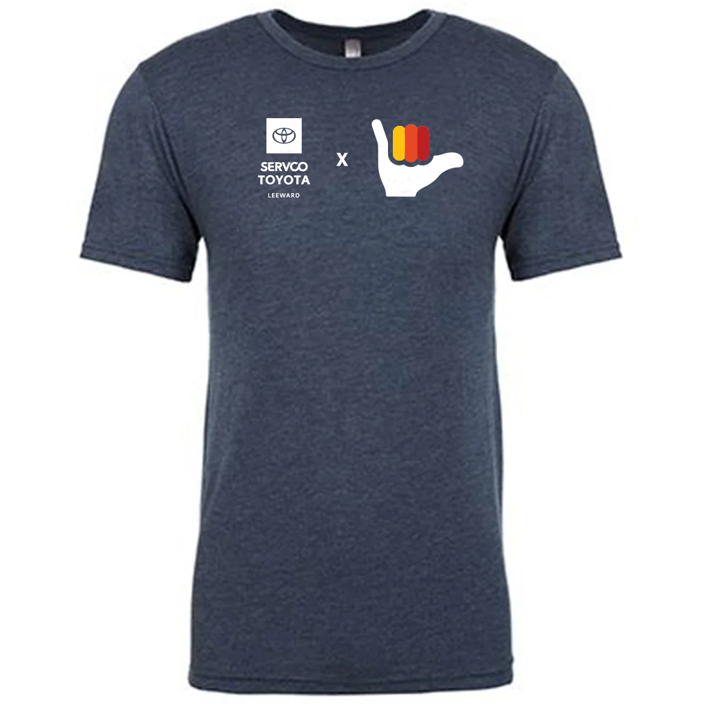 Indigo Triblend Tee – Heritage Color Shaka | Servco Toyota Leeward Original