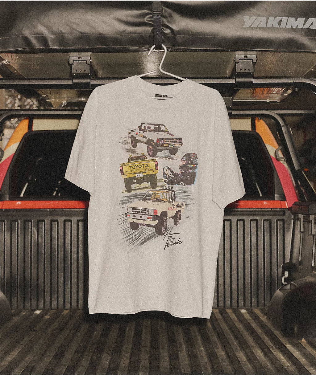 HUF x Toyota Racing Development Racing White T-Shirt
