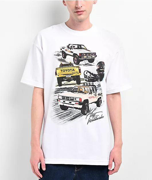 HUF x Toyota Racing Development Racing White T-Shirt