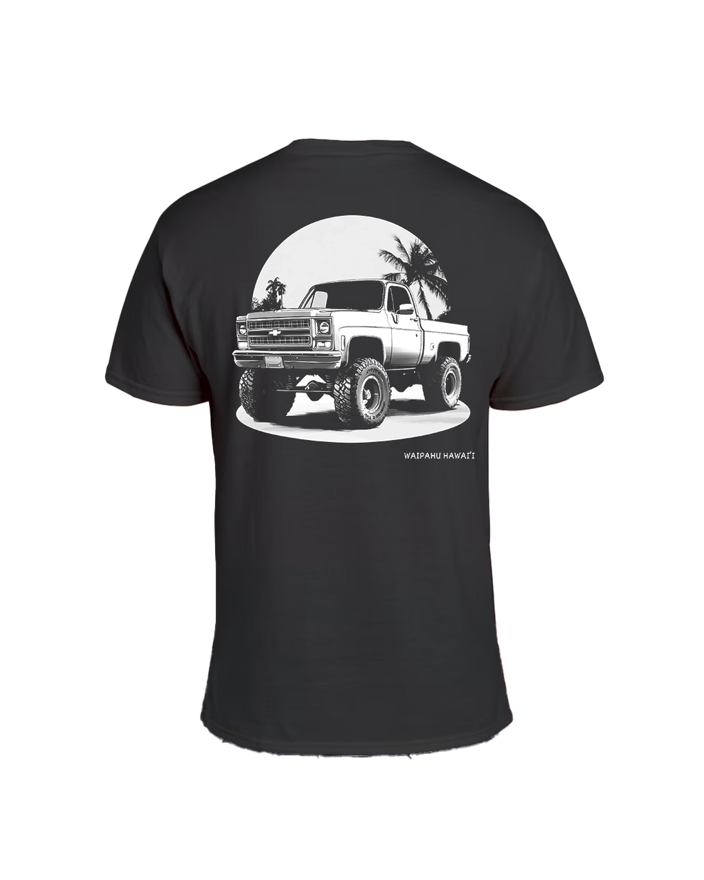 Charcoal Triblend Tee – Vintage K-10 Pickup | Servco Chevrolet Original
