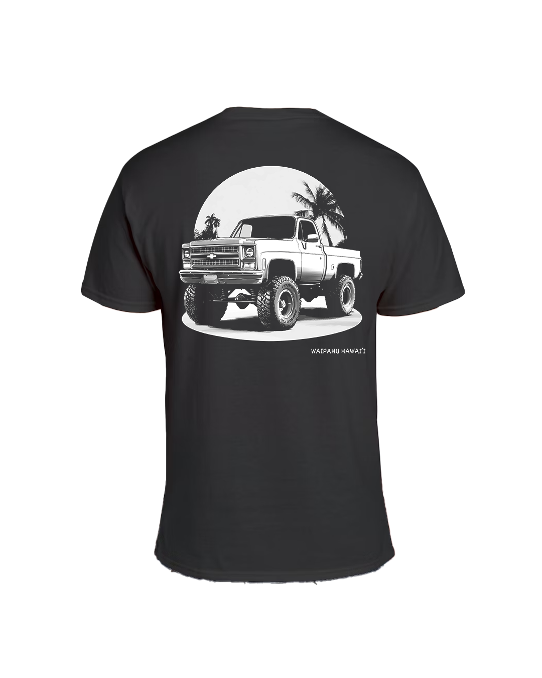 Charcoal Triblend Tee – Vintage K-10 Pickup | Servco Chevrolet Original