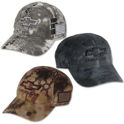 3-D Chevrolet Bowtie Tactical Camo Hat / Cap