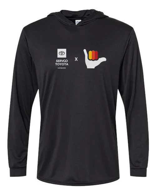 Black Lightweight Performance Hoodie – Heritage Color Shaka | Servco Toyota Leeward Original