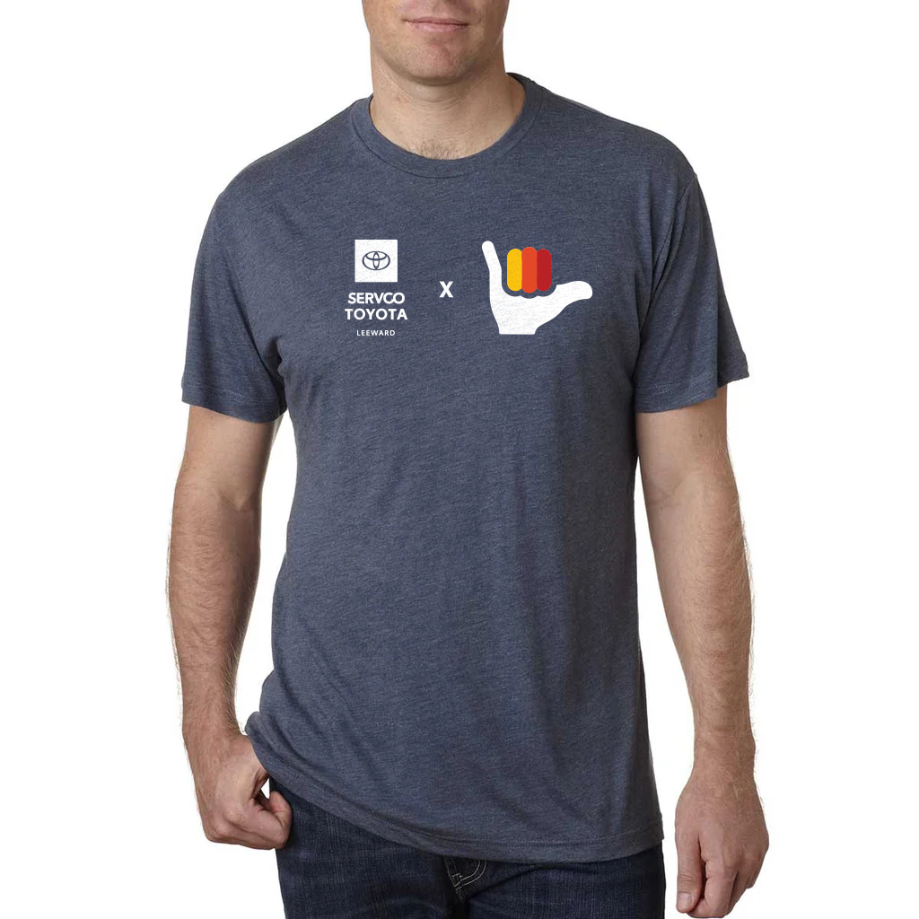 Indigo Triblend Tee – Heritage Color Shaka | Servco Toyota Leeward Original