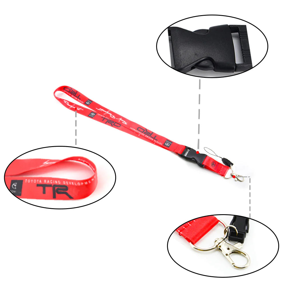 Red Toyota TRD Lanyard